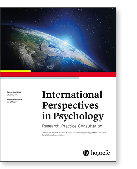  International Perspectives in Psychology