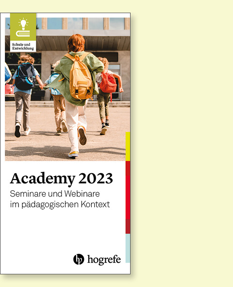 Academy Jahresflyer 2023 – Schule und Entwicklung