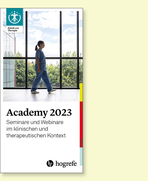 Academy Jahresflyer 2023 – Klinik und Therapie