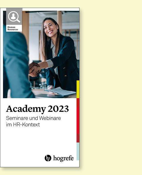 Academy Jahresflyer 2023 – Human Resources